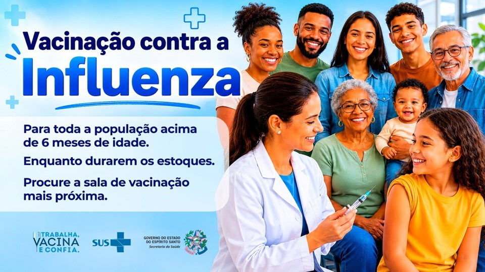 Vacinação contra a influenza é ampliada no ES