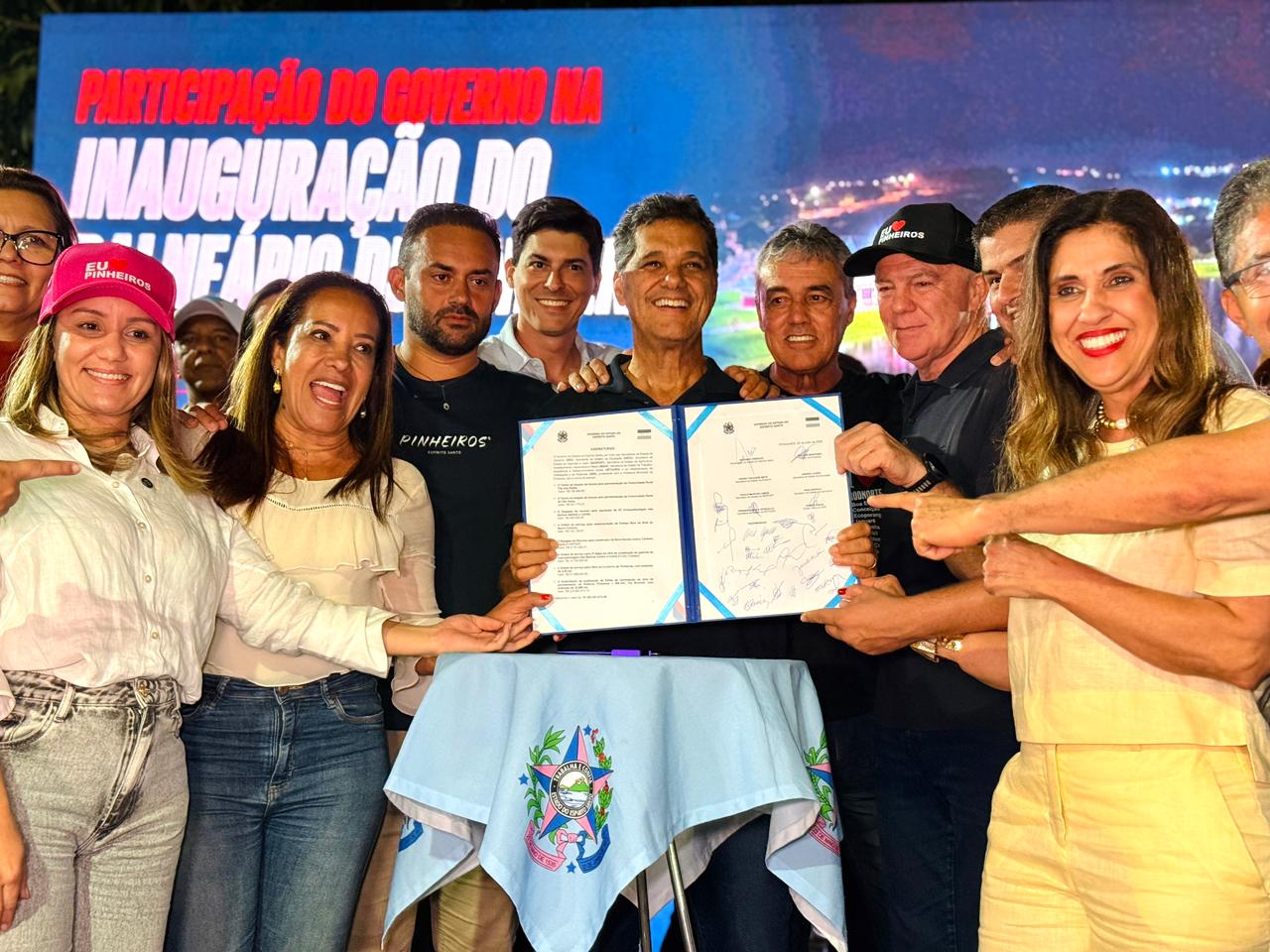 Governo do ES anuncia novos investimentos e inaugura obras em Pinheiros